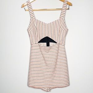 ZARA TRAFALUC Tribal Print Cutout Romper M